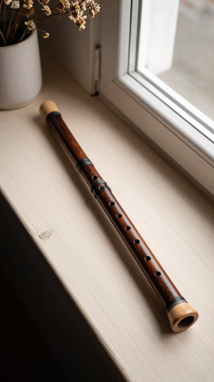 Wooden Flute in Dublin in in Dublin, Ireland