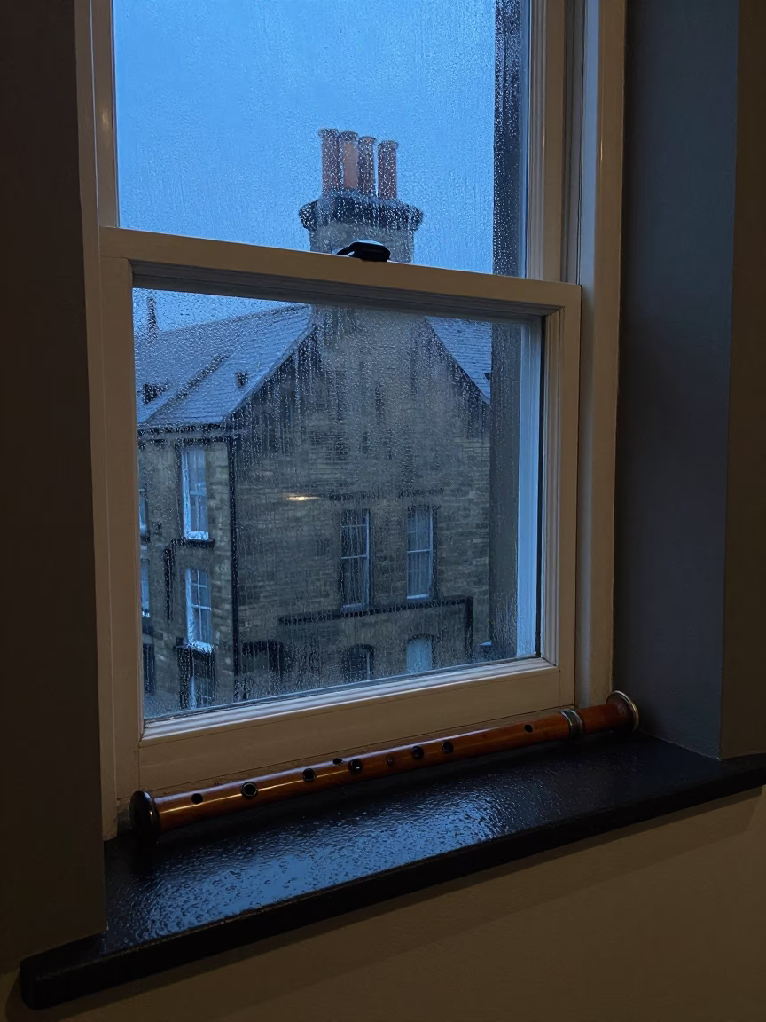 Wooden Flute in Liverpool in in Liverpool, United Kingdom