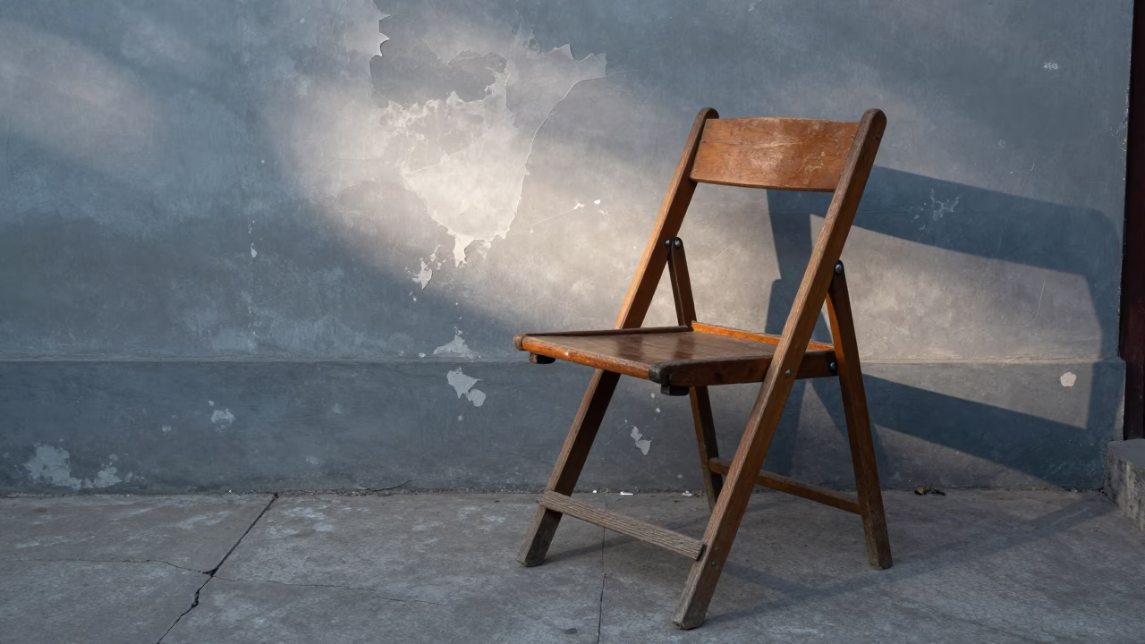Wooden Folding Chair in Beijing in in Beijing, China