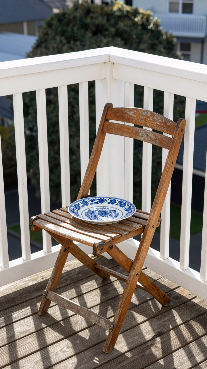 Wooden Folding Chair in Wellington in in Wellington, New Zealand