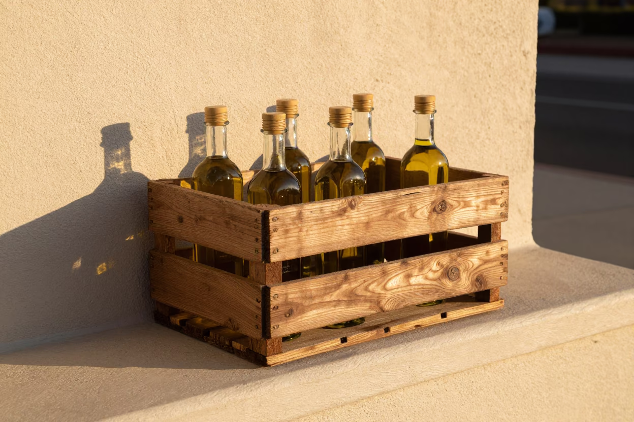 Wooden Fruit Crate in San Diego in in San Diego, United States
