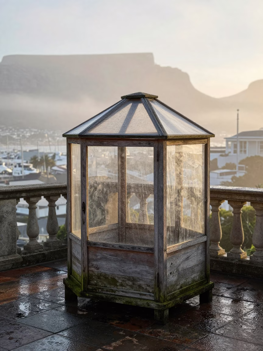 Wooden Garden Cloche in Cape Town in in Cape Town, South Africa