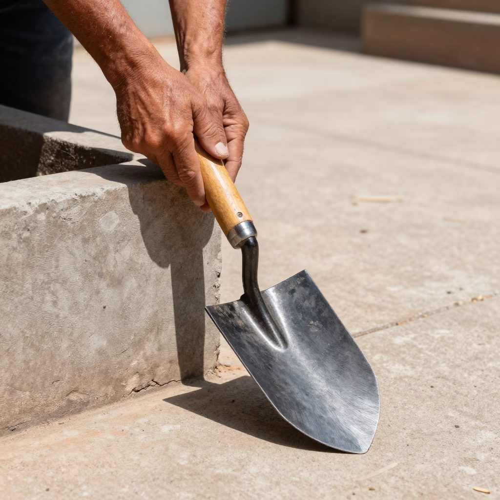 Wooden-handled Trowel in Durban in in Durban, South Africa