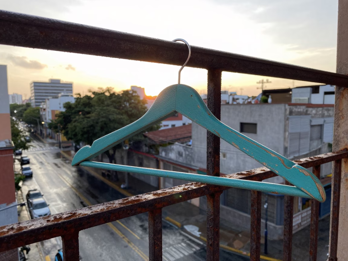 Wooden Hanger in Buenos Aires in in Buenos Aires, Argentina