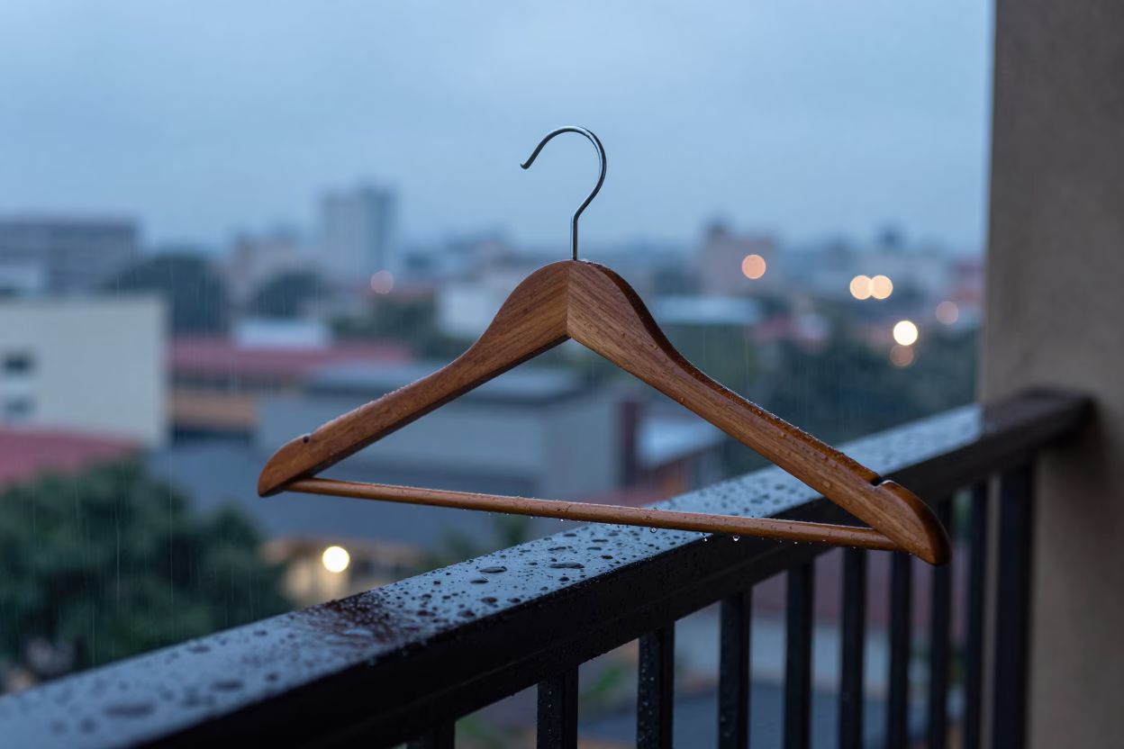 Wooden Hanger in Dakar in in Dakar, Senegal