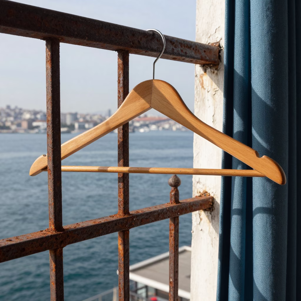 Wooden Hanger in Istanbul in in Istanbul, Turkey