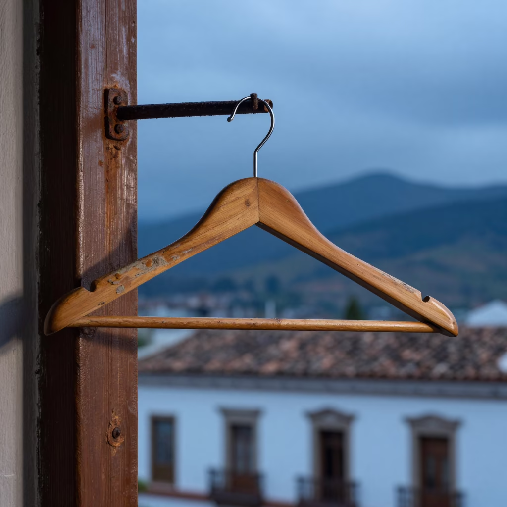 Wooden Hanger in Quito in in Quito, Ecuador
