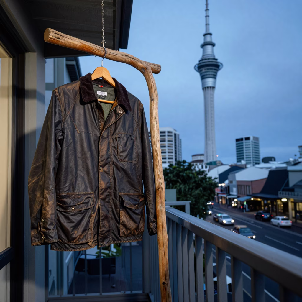 Wooden Hanger in Wellington in in Wellington, New Zealand