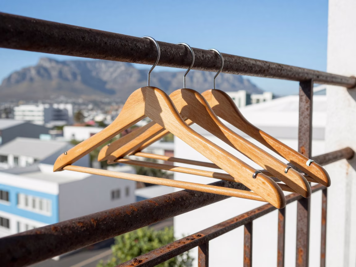 Wooden Hangers in Cape Town in in Cape Town, South Africa