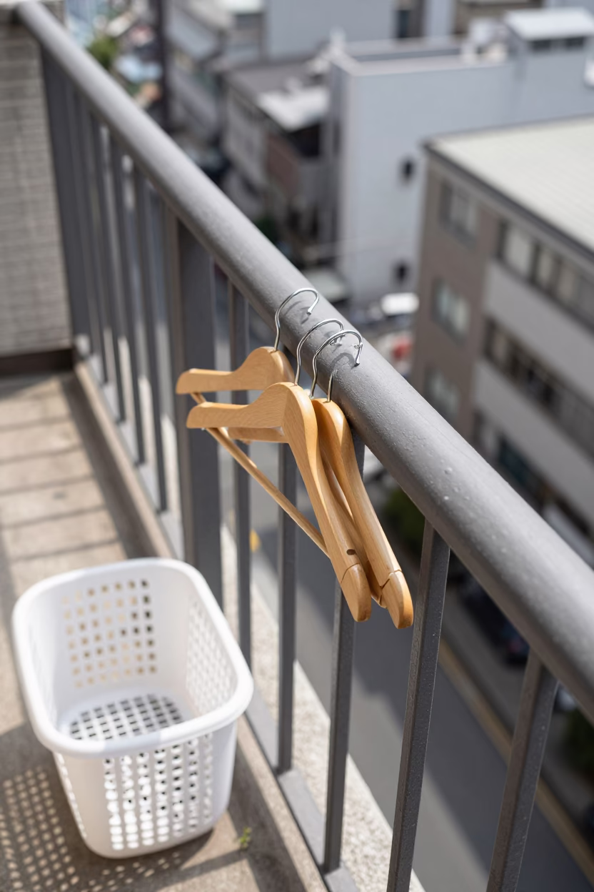 Wooden Hangers in Osaka in in Osaka, Japan