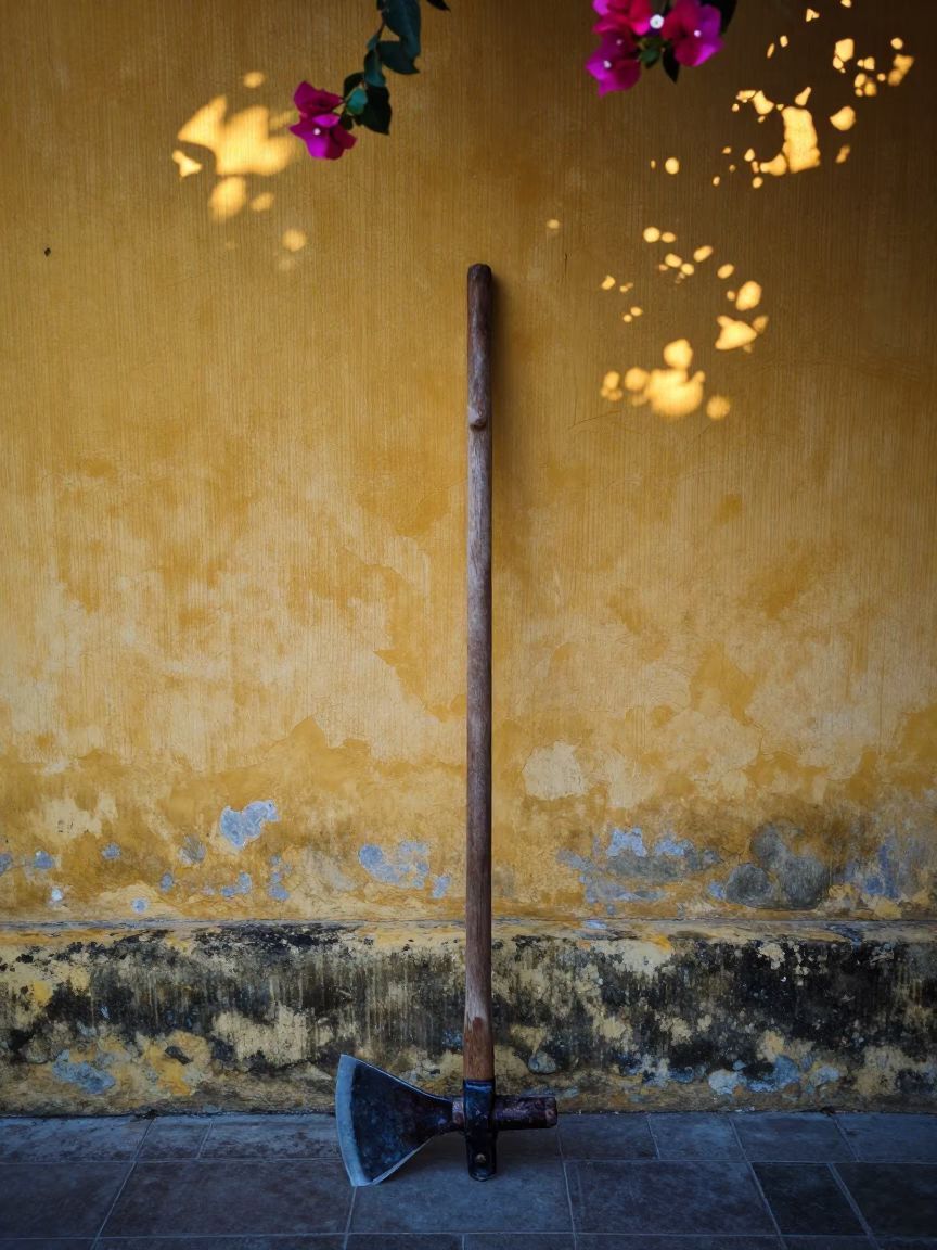 Wooden Hoe in Hoi An in in Hoi An, Vietnam