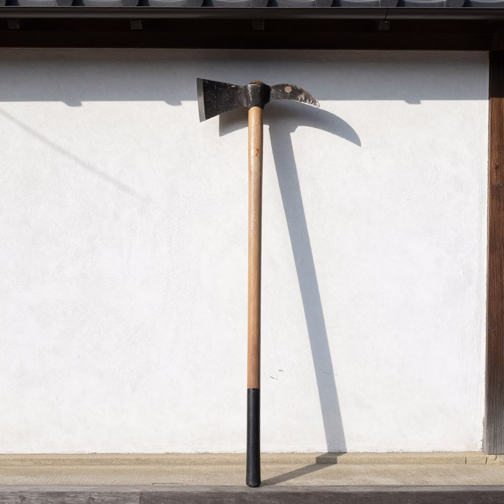 Wooden Hoe in Kyoto in in Kyoto, Japan