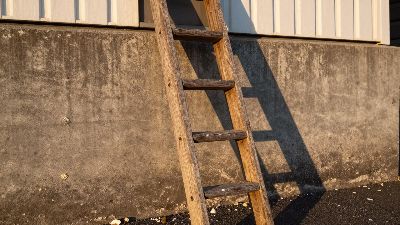 Wooden Ladder in Sydney in in Sydney, Australia
