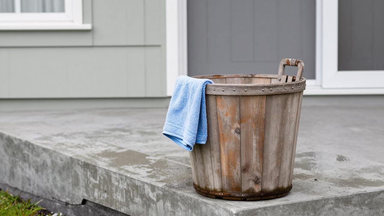 Wooden Laundry Basket in Auckland in in Auckland, New Zealand
