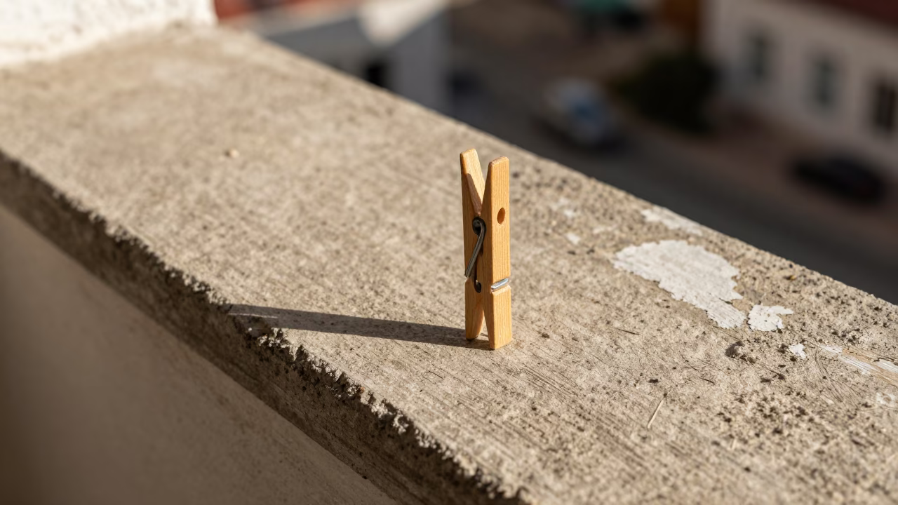 Wooden Laundry Pin in Izmir in in Izmir, Turkey