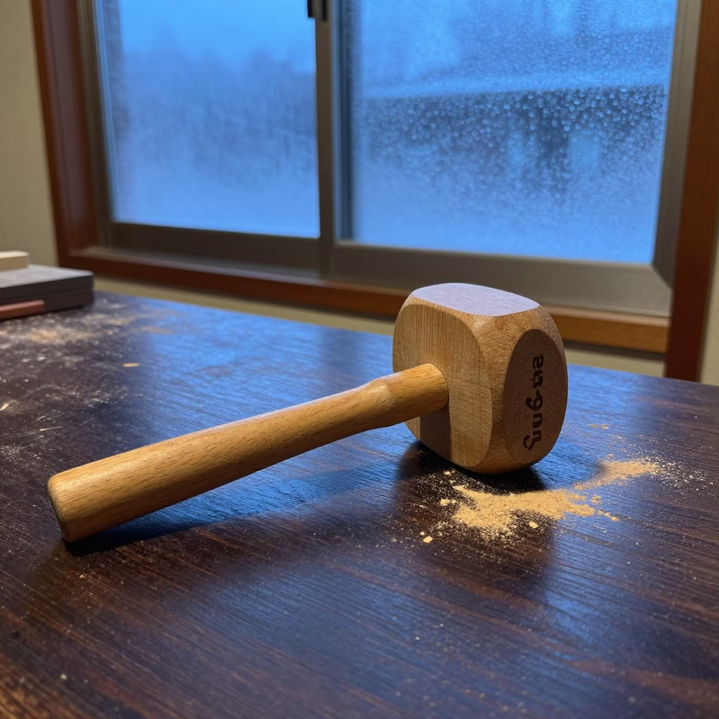 Wooden Mallet in Sapporo in in Sapporo, Japan