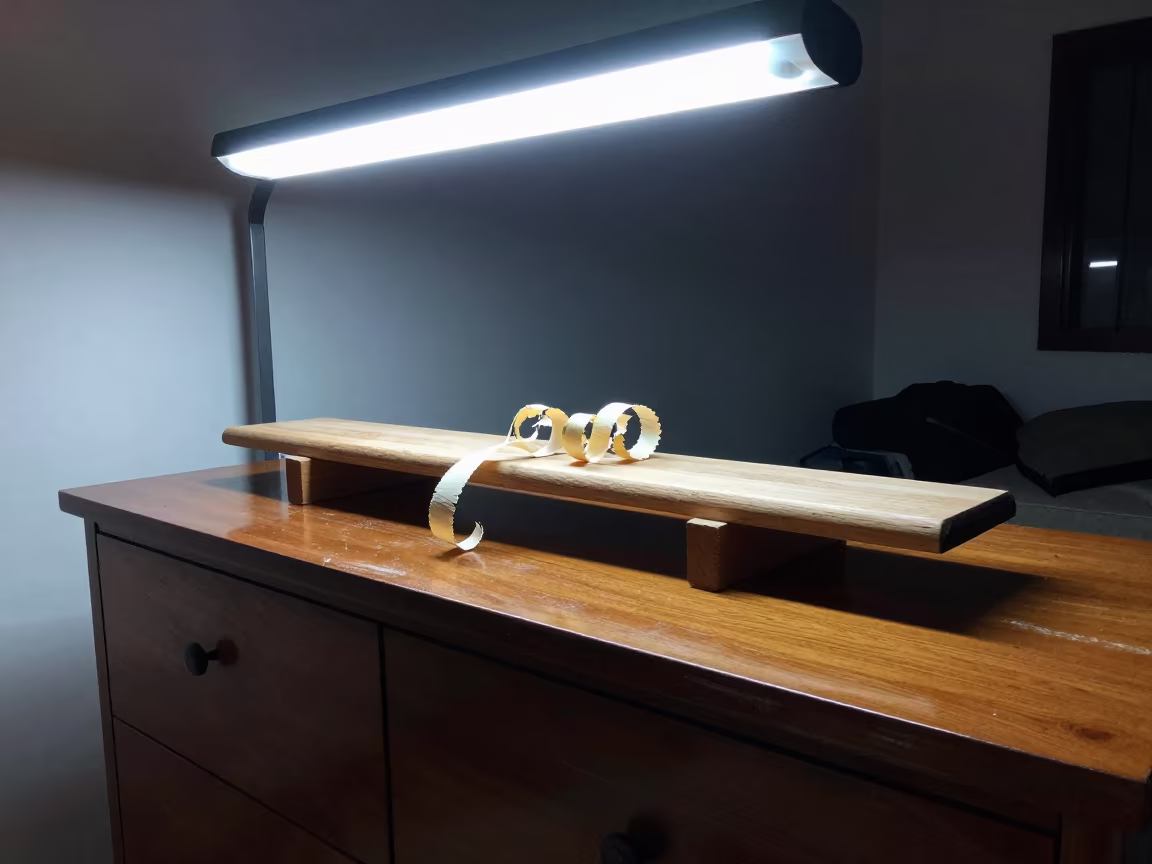 Wooden Plane on Mogadishu Hotel Dresser in on a hotel dresser in Mogadishu