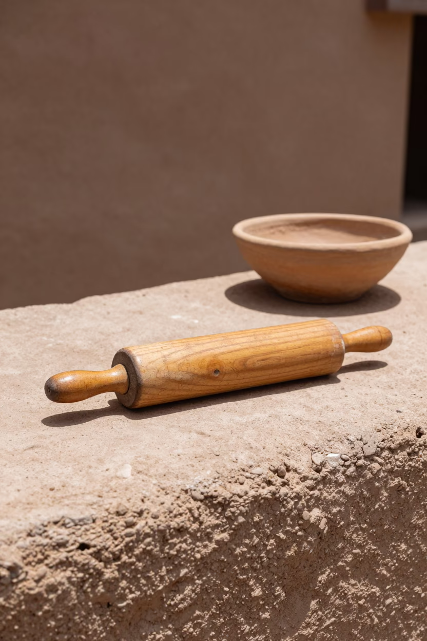 Wooden Rolling Pin in Oaxaca in in Oaxaca, Mexico