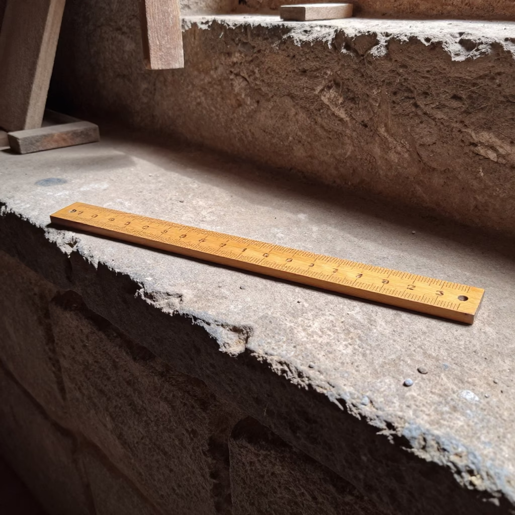 Wooden Ruler in Cusco in in Cusco, Peru