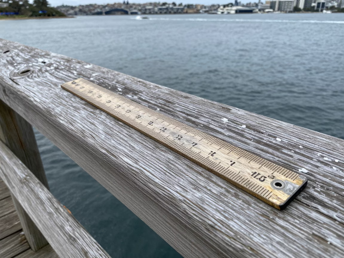 Wooden Ruler in Sydney in in Sydney, Australia