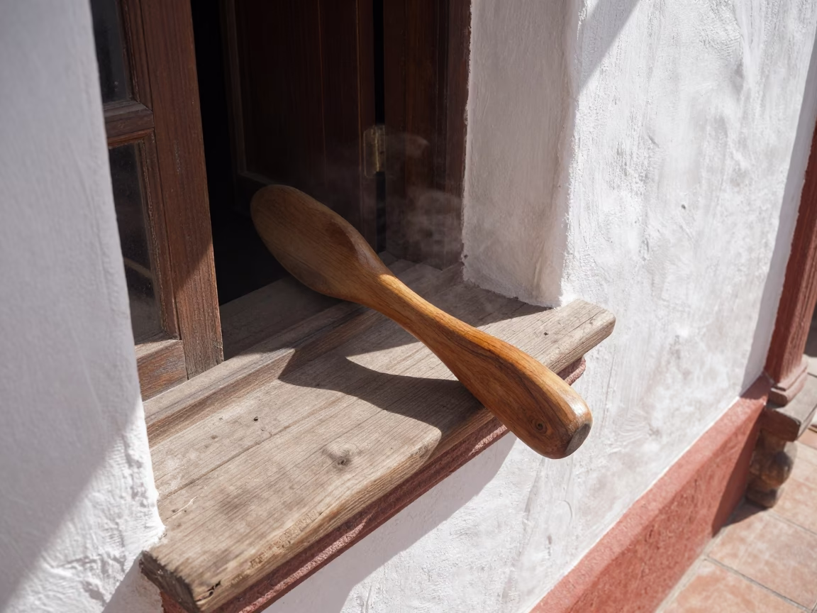 Wooden Shoehorn in Merida in in Merida, Mexico