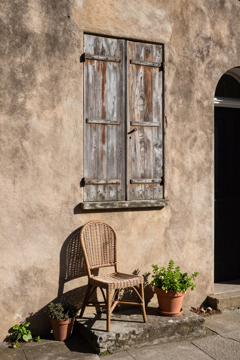 Wooden Shutter in Charleston in in Charleston, South Carolina, United States