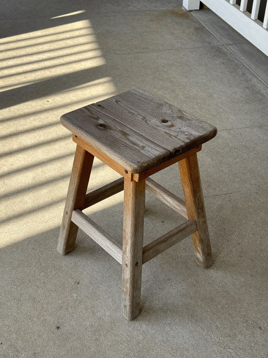 Wooden Stool in Perth in in Perth, Australia
