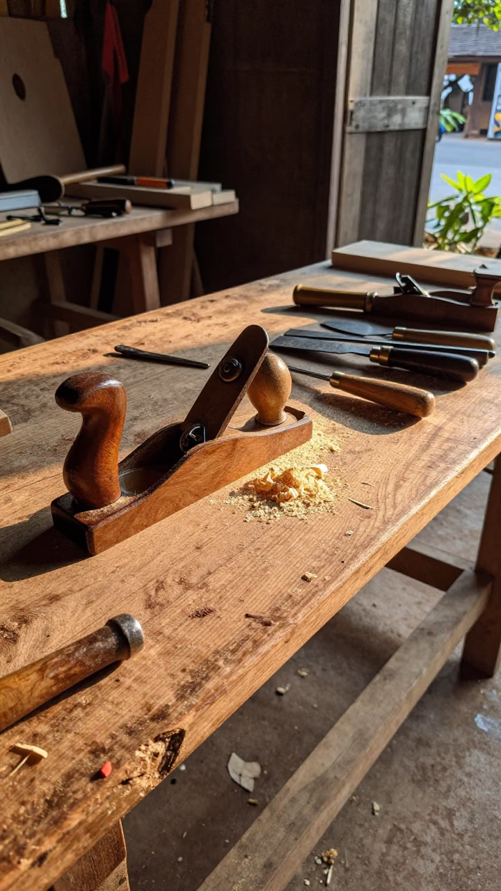 Woodworking Tools in Luang Prabang in in Luang Prabang, Laos