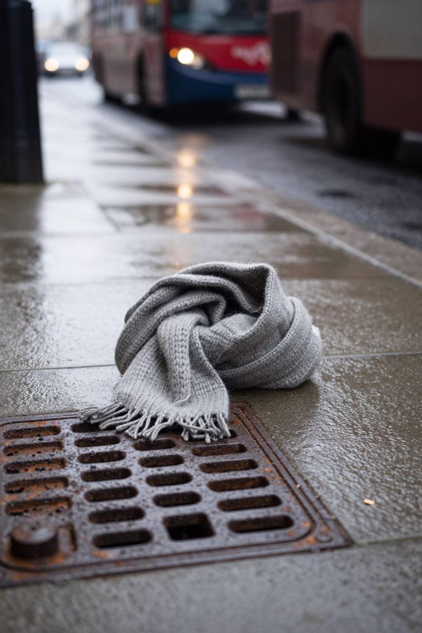 Wool Scarf in London in in London, United Kingdom