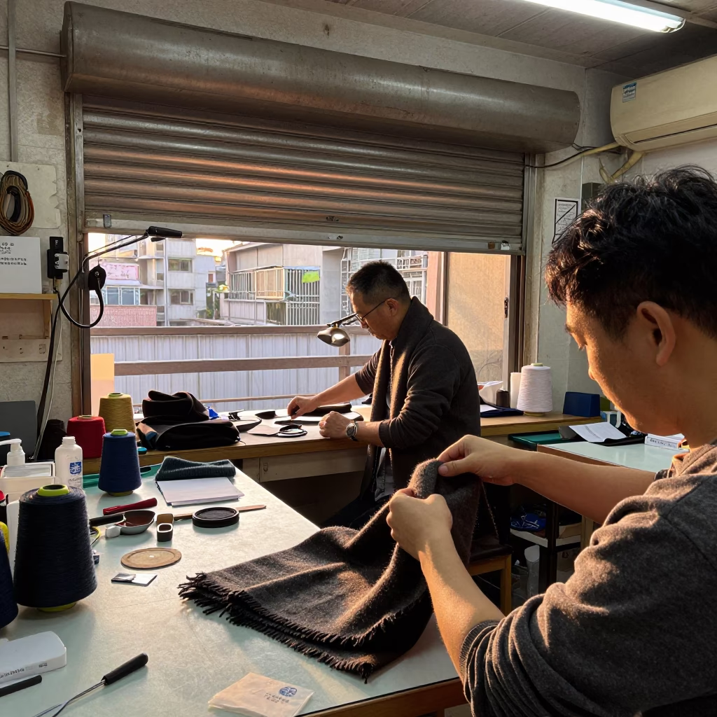 Wool Scarf in Taipei in in Taipei, Taiwan