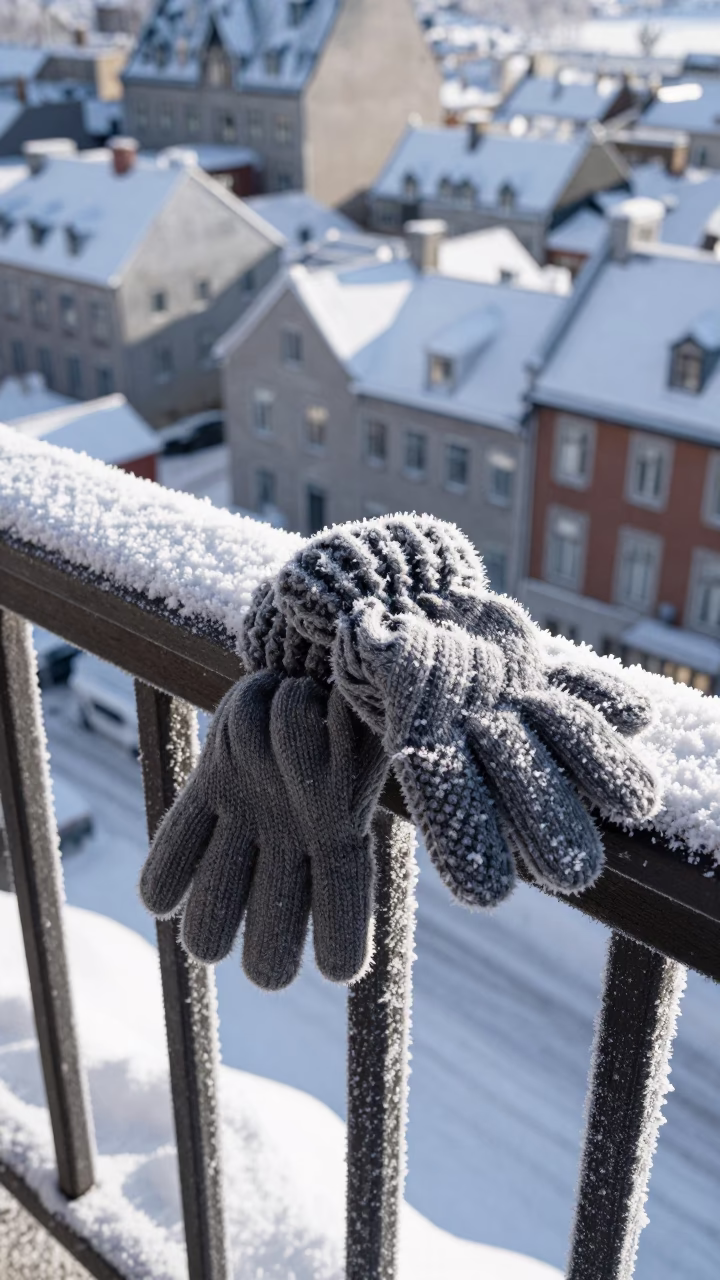 Woolen Gloves in Quebec City in in Quebec City, Quebec, Canada