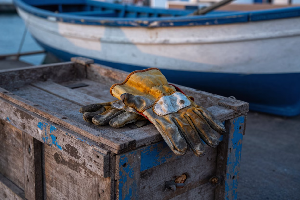 Work Gloves in Essaouira in in Essaouira, Morocco