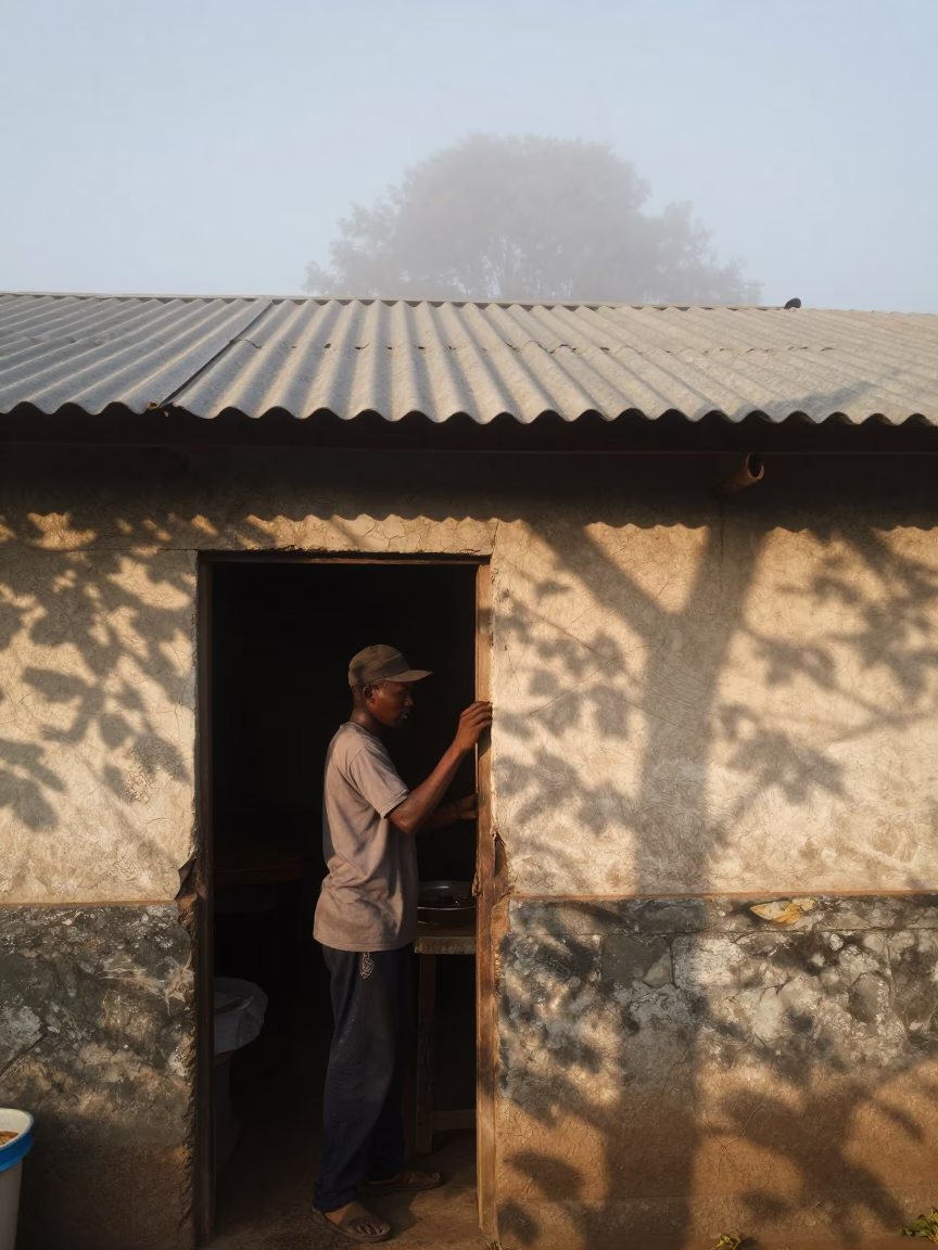 Work in Johannesburg at Dawn Light in in Johannesburg, South Africa