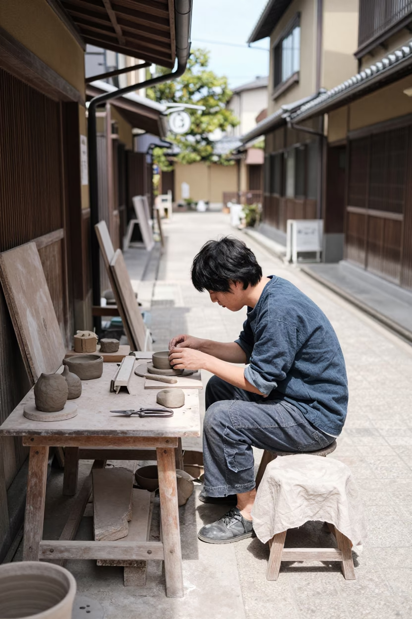 Work Station in Kyoto in in Kyoto, Japan