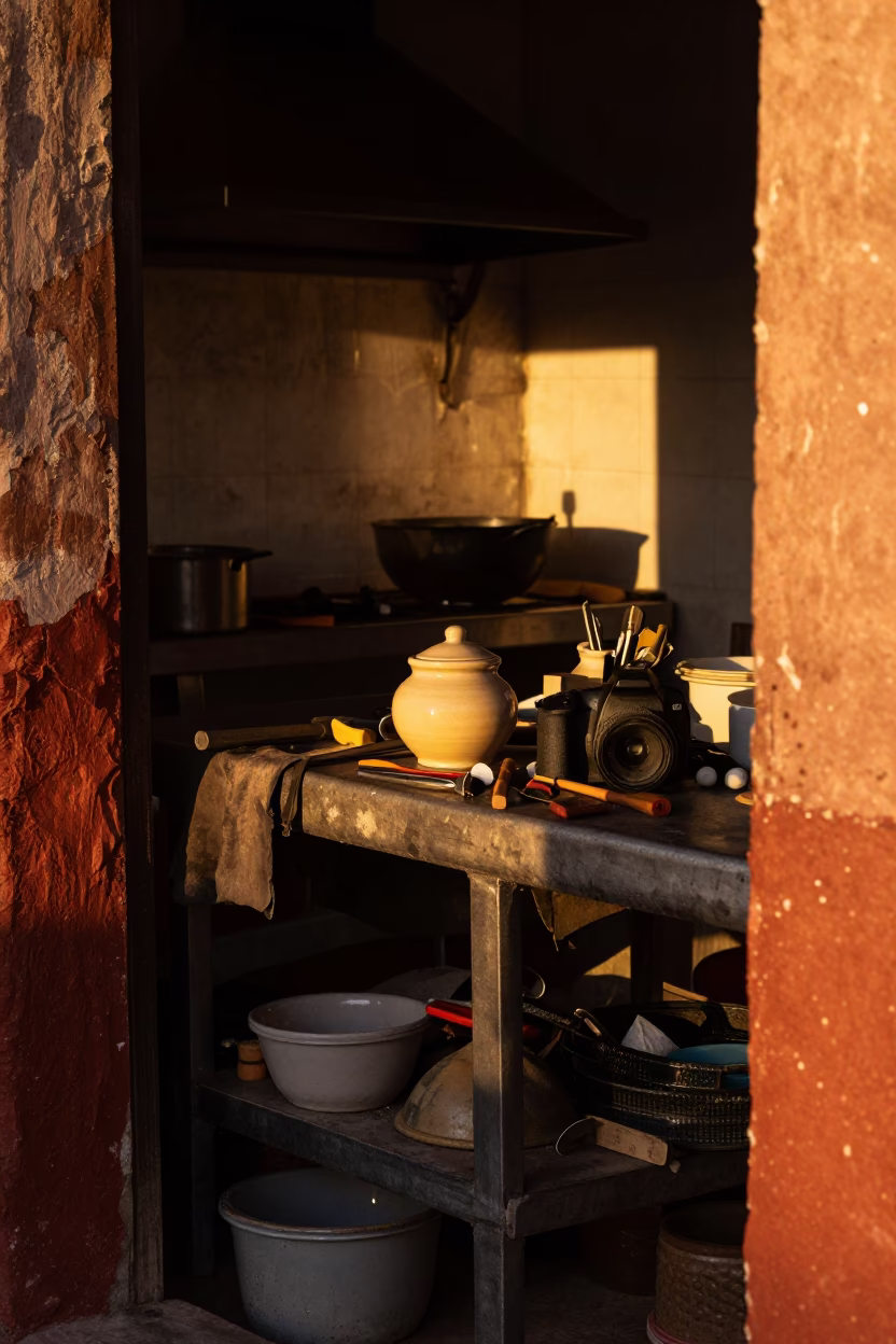 Work Surface in Oaxaca in in Oaxaca, Mexico