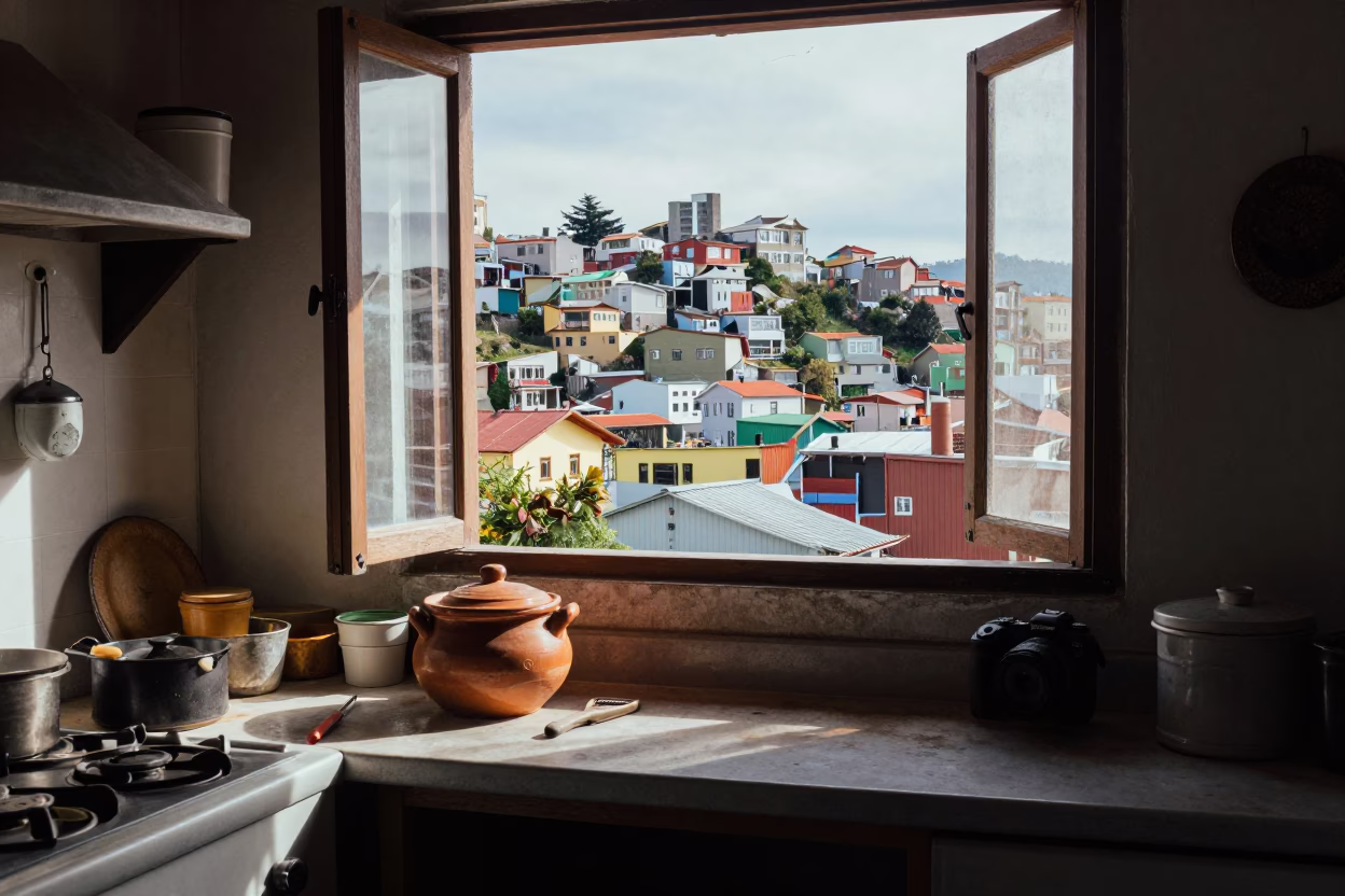 Work Surface in Valparaiso in in Valparaiso, Chile
