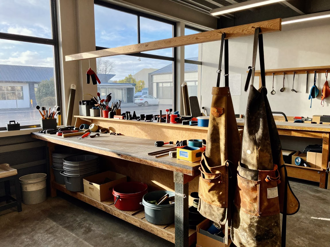 Workshop Bench in Christchurch in in Christchurch, New Zealand