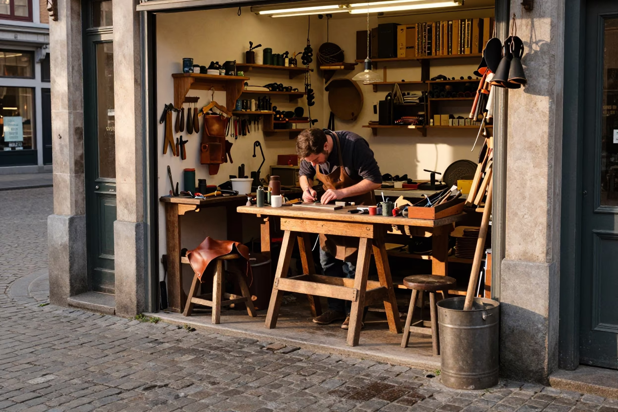 Workshop Corner in Brussels in in Brussels, Belgium