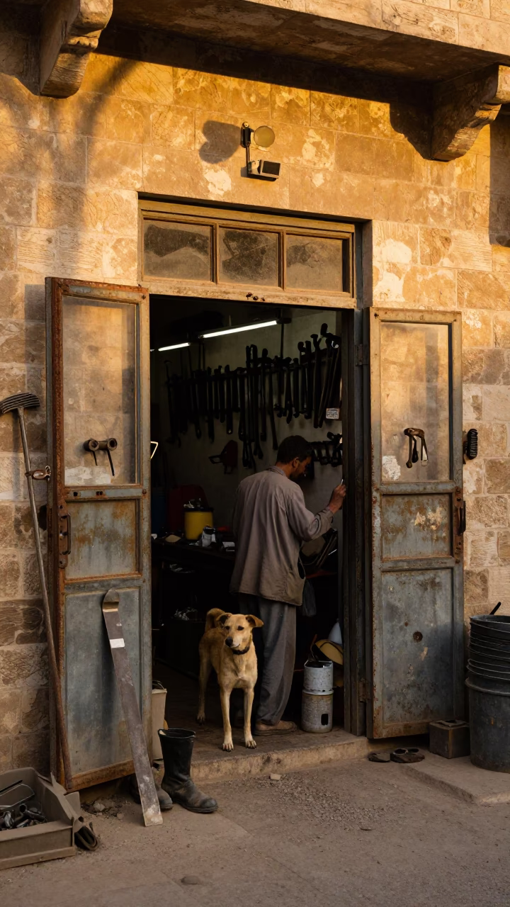 Workshop Entrance in Luxor in in Luxor, Egypt