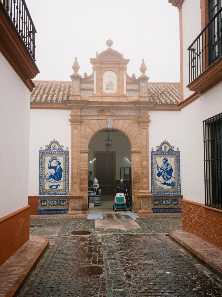 Workshop Entrance in Seville in in Seville, Spain