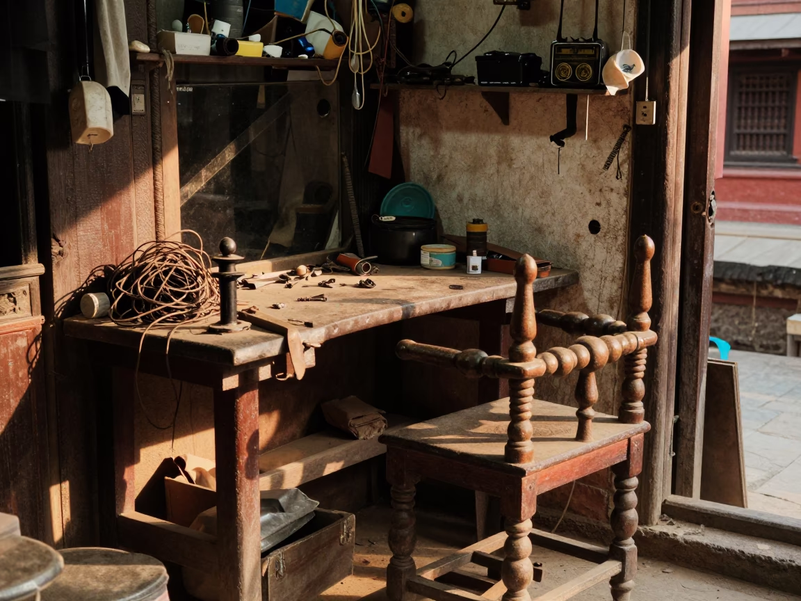 Workshop Interior in Kathmandu in in Kathmandu, Nepal