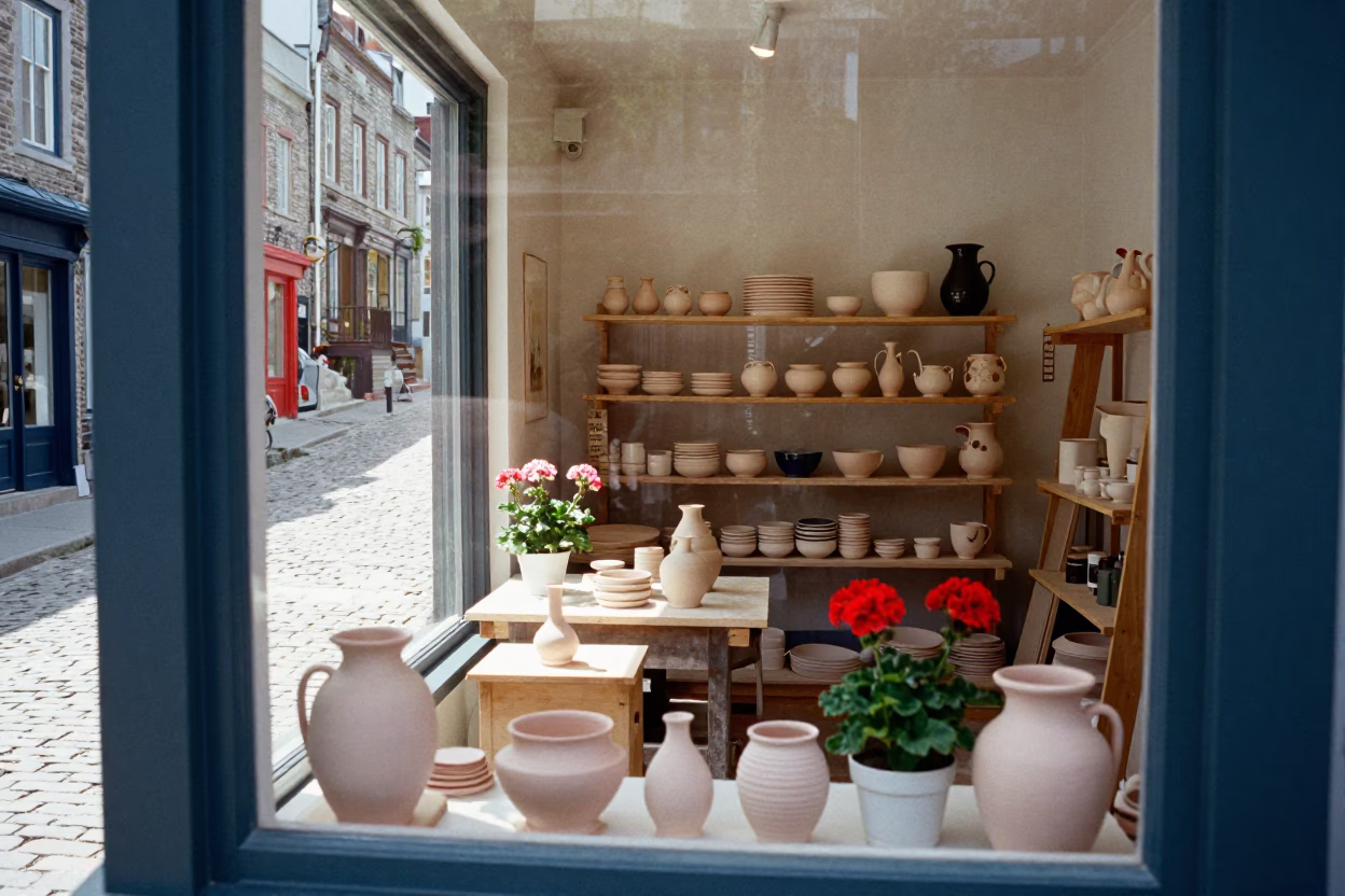 Workshop Interior in Quebec City in in Quebec City, Quebec, Canada