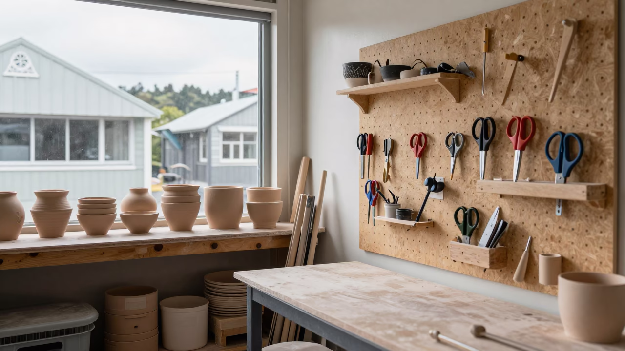 Workshop Interior in Wellington in in Wellington, New Zealand