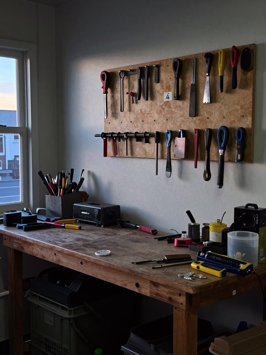 Workshop Workbench in Christchurch in in Christchurch, New Zealand