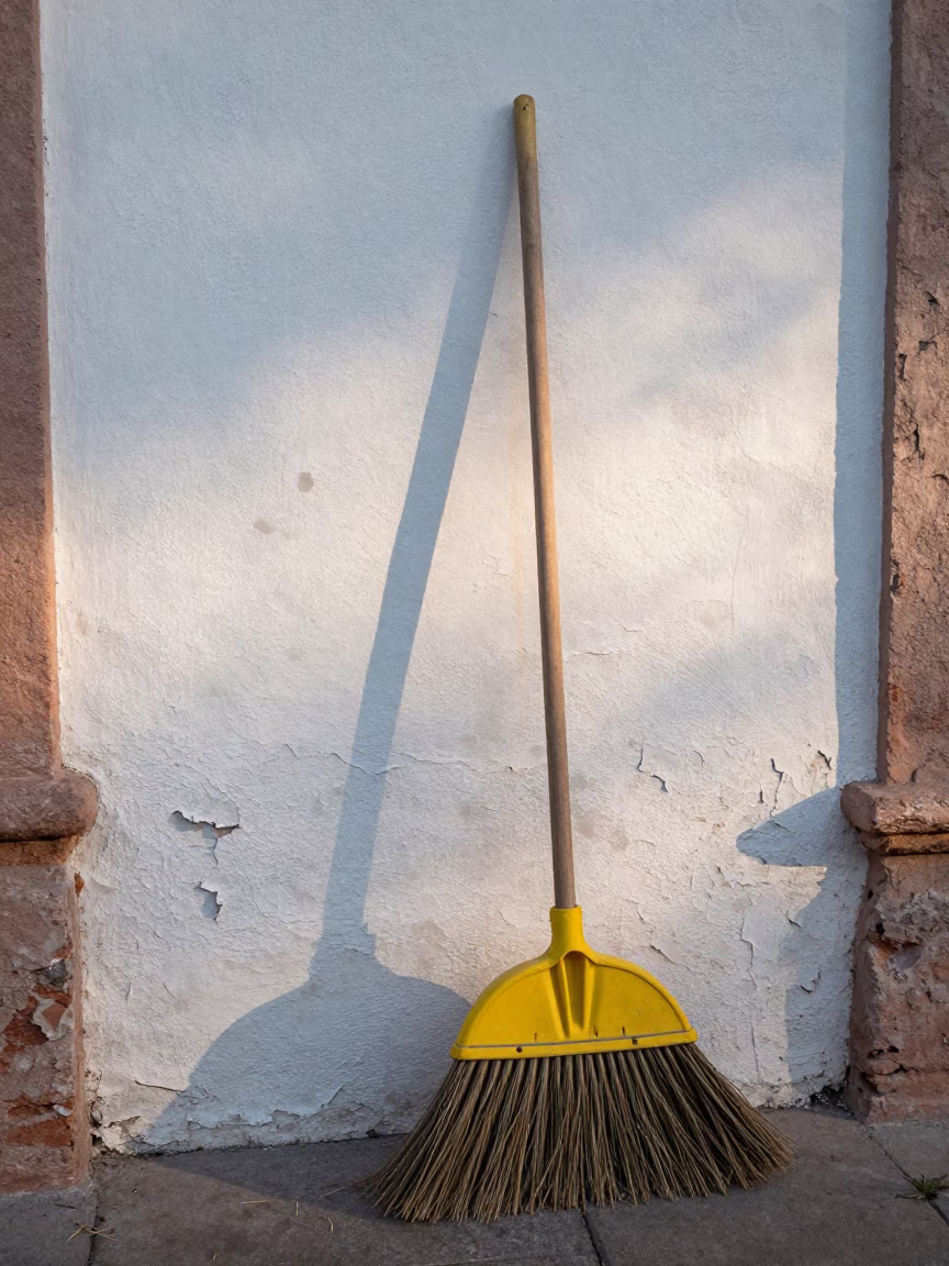 Worn Broom in Guadalajara in in Guadalajara, Mexico