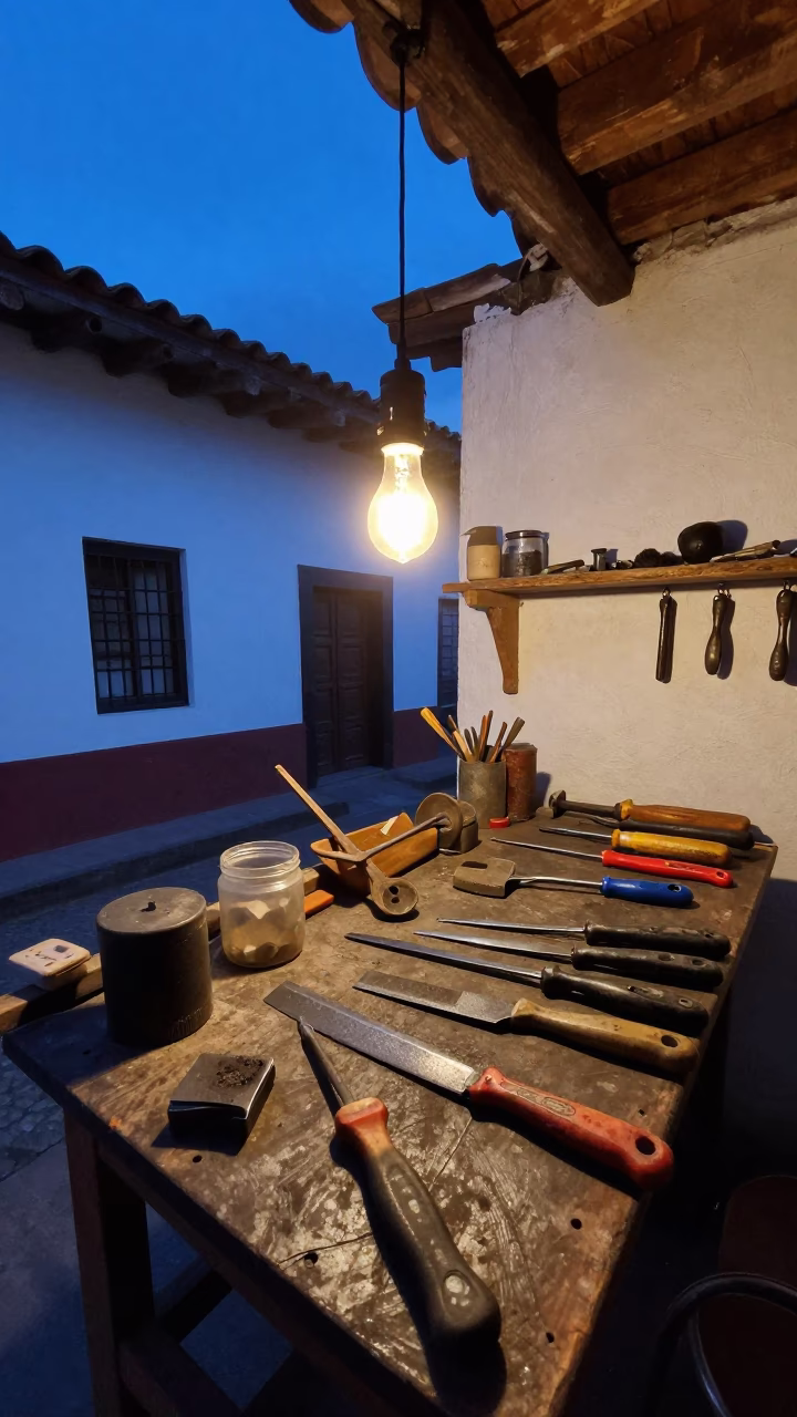 Worn Materials in Quito in in Quito, Ecuador