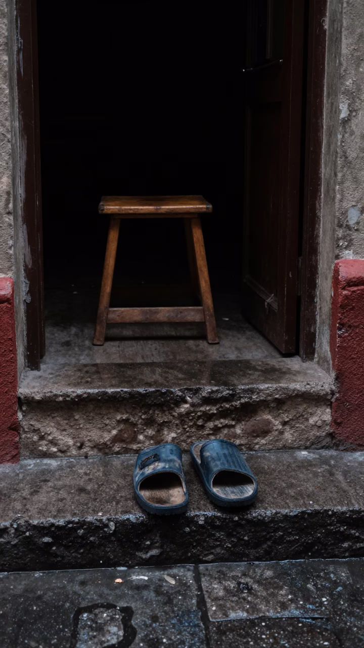 Worn Rubber Slippers in Guadalajara in in Guadalajara, Mexico