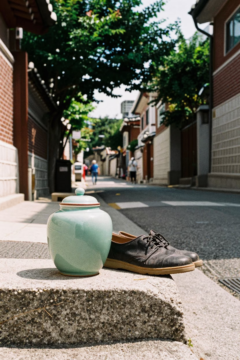 Worn Shoes in Seoul in in Seoul, South Korea