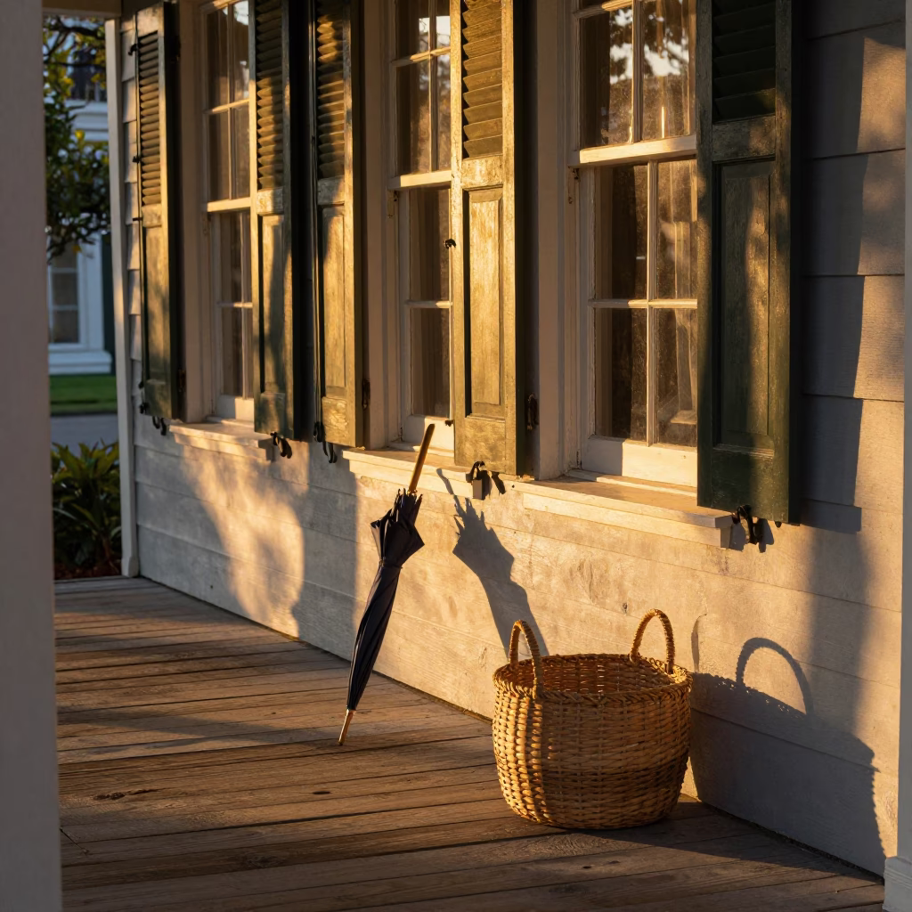 Woven Basket in Charleston in in Charleston, South Carolina, United States