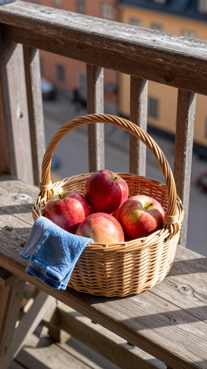 Woven Basket in Stockholm in in Stockholm, Sweden